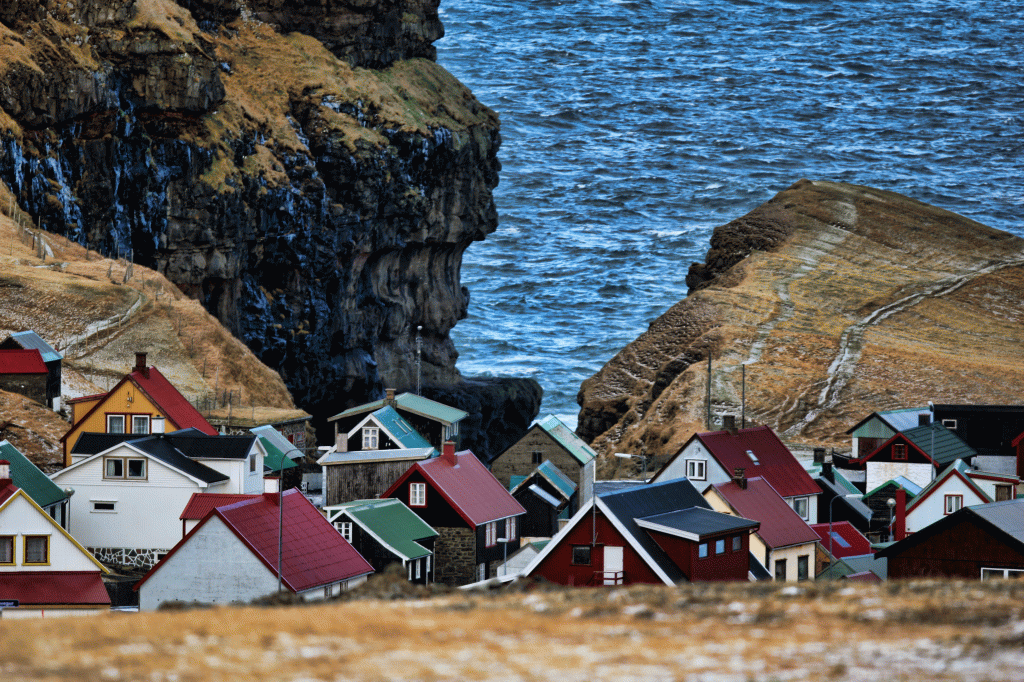 Flatnagarður, Camping við Gjógv