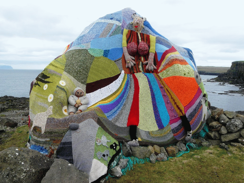 The Yarn-Bombed Rock