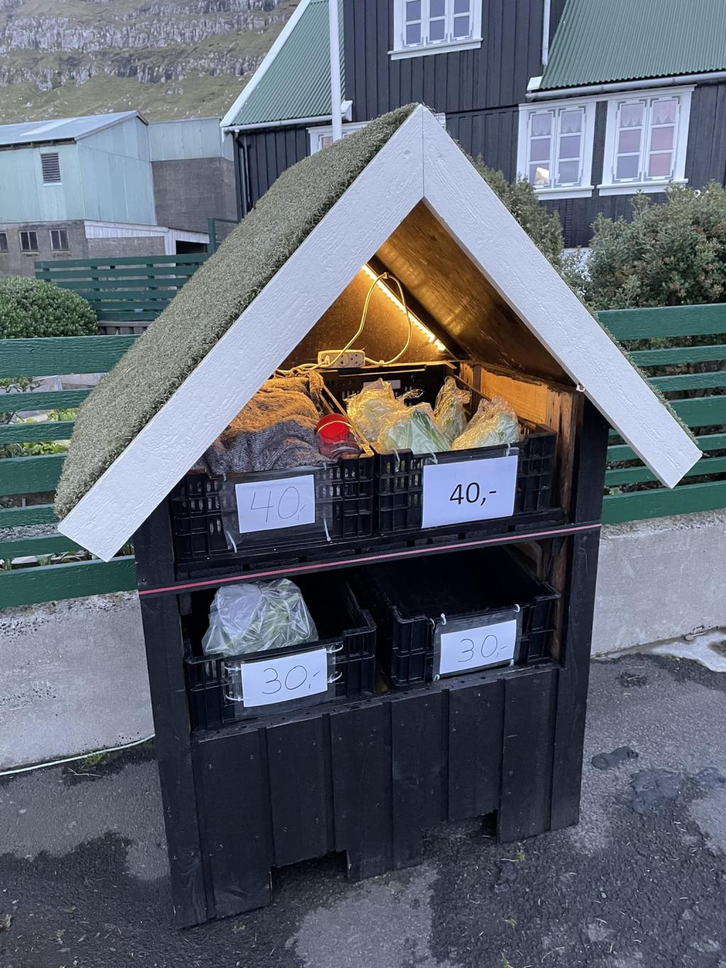 Vegetable stall